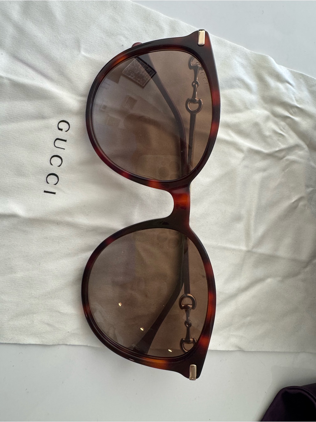 Gucci Tortoiseshell Frame Sunglasses